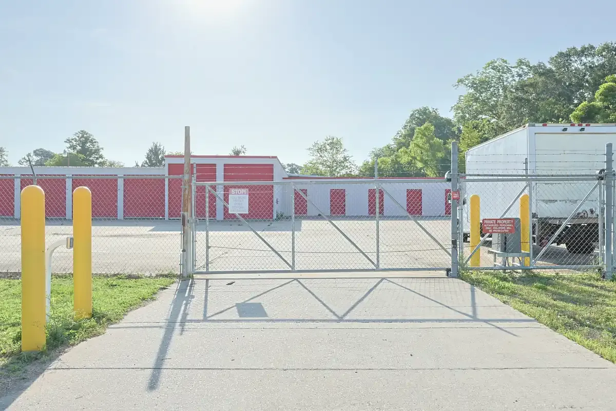 Main gate entrance KO Storage of Breaux Bridge, LA